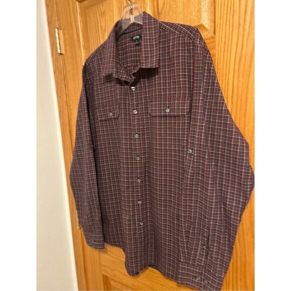 Apt 9 Men’s Size XL Casual Long Sleeve Button Up Shirt Roll Up Button Sleeves - Picture 1 of 10